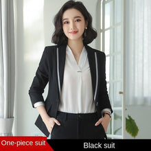 Load image into Gallery viewer, Business Clothing Women Suit Fashion High Quality Long Sleeve Temperament Suit Women Fashion Trousers Suit Work Two-piece Suit