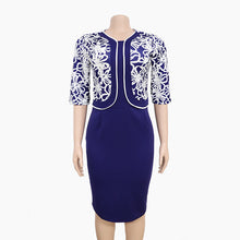 Load image into Gallery viewer, Elegant Dress Suits Women Slim OL Casual Office Ladies Business Formal Work Wear Blazer Pencil Dress Plus Size African Clothing
