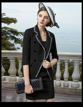Load image into Gallery viewer, Skirt Suits Women 2 Piece Set Office Lady Business Formal Work Blazer Coat and Mini Pencil Skirt Elegant OL Female Suit Clothing
